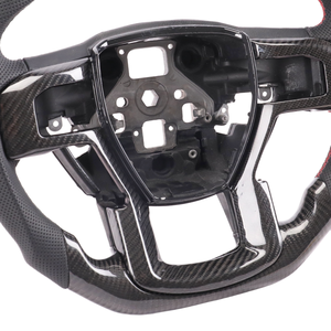 Volant sport en fibre de carbone personnalisé pour <span class=keywords><strong>Ford</strong></span> Raptor SVT F150 F250 F350 F450 F650 F750 2020 2021 2013 2023 <span class=keywords><strong>2022</strong></span> - Product Image 5