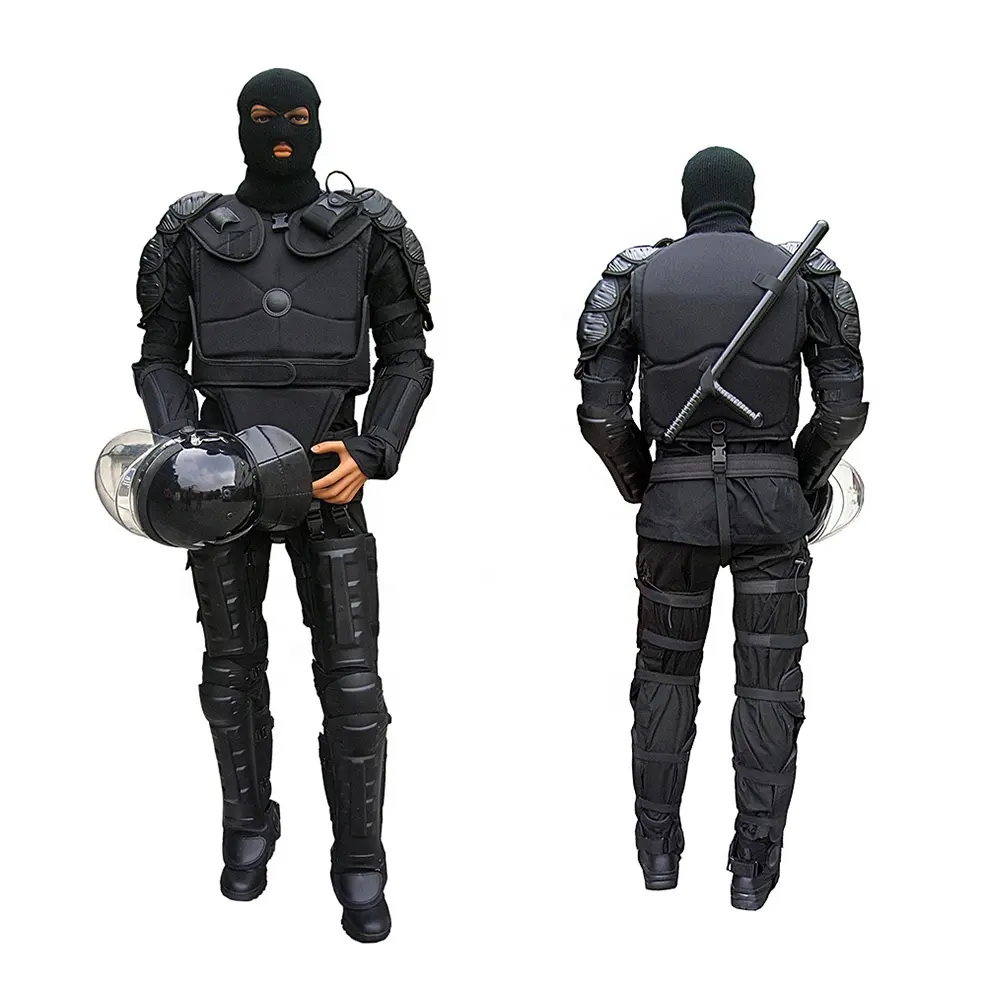 Combinaison d'engrenages de protection complète du corps double coffre-fort personnalisé en gros Équipement de mollet Combinaison de sécurité anti-émeute