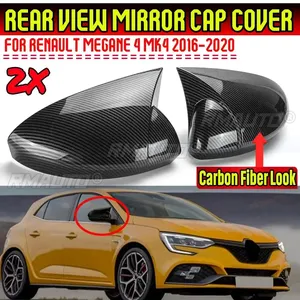 ฝาครอบกระจกมองข้างรถยนต์คุณภาพสูง สำหรับ Renault Megane 4 MK4 2 MK2 2002-2020 แต่งรถ - Product Image 1