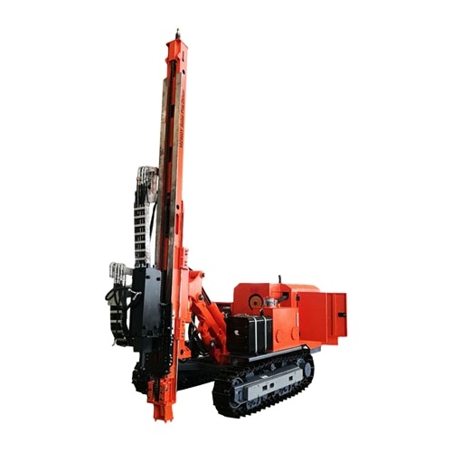 HR-DS300 Multifunctional Solar Farm Rig Bore Pile Drilling Machine Photovoltaic Driver Crawler Mobility Core Motor Engine