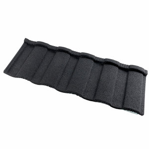 Tuile de toiture en métal revêtue de pierres de couleur arc-en-ciel, isolation thermique, tuile de toiture extérieure pour hôtel et chalet - Product Image 1