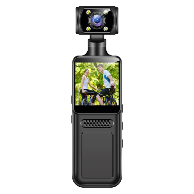 Portable 4K High-Definition Clip-on Sports Camera CMOS Imaging Sensor MicroSD for Cycling Cross-Border Handheld Video Recording