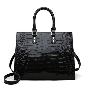 Bolsos de Mano con Patrones de Lujo, Bolsos Clásicos de Gran Capacidad para Mujer, Bolsos Cruzados de Cuero Genuino para Mujer - Product Image 1