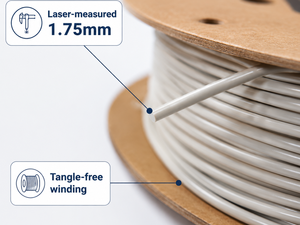 Filament d'imprimante 3D PINRUI PLA 1,75 mm, économique, facile à imprimer, idéal pour les débutants, l'éducation, Creality Ender Anycubic - Product Image 2