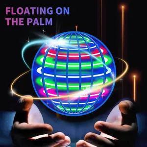 Boule Volante Rechargeable Lumineuse LED Automatique, Effet Galaxie, UFO Magique Flottant, Boomerang Extérieur, Globe Cosmique, Jouet Cadeau - Product Image 3