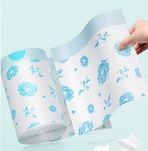 Huamaohengchun Drawstring Tear-Free Separated Plastic Can Liner for Bathroom Office Home Bedroom <b>Small</b> Garbage <b>Basket</b> Bags - Product Image 3