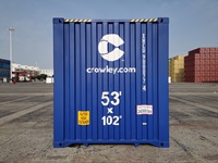 Conteneur maritime ISO de 53 pieds à grande capacité, résistant aux intempéries, pour le transport de marchandises - Prix fabricant