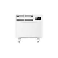 Calentador de Convección con Ruedas y Protección de Seguridad, Calentador para Dormitorio y Sala de Estar con Pantalla Digital, Eficiente Energéticamente y Protección Contra Sobrecalentamiento
