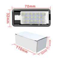Luz LED Inalámbrica para Matrícula, 18SMD, Sin Errores, 12V, Accesorios Nuevos para Auto, para Audi A1 A3 A4 A5 S3 S4 S5 Q5 8P 4F B6