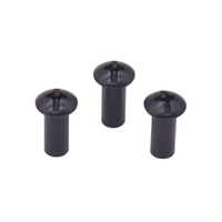 Vente chaude 2026 Vis de fixation automobile à tête cylindrique cruciforme, filetage intégral, noire, taille personnalisée, Vis femelle à double filetage