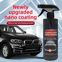Agent de revêtement nano pour peinture automobile pulvérisée à la main, agent de placage cristallin, revêtement en spray à action rapide, flacon de cire cristalline en spray