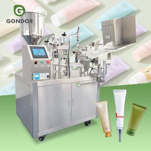 Máquina Semiautomática Rotativa para Llenar Tubos de Aluminio con Pasta Dental, Pegamento AB y Cosméticos - Product Image 1