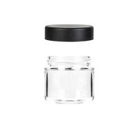 Pot de cachette de 3.5g Herbe à l'épreuve des enfants Conteneur hermétique résistant aux enfants Pot en verre Boîte de conteneur de tabac pour le stockage d'herbes