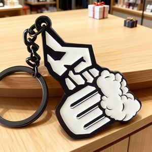 Llavero de Metal Suave Personalizado con Logotipo, de Aleación de Zinc, Adorno de Recuerdo, Colgante Impermeable de Alta Calidad, Venta al Por Mayor - Product Image 3