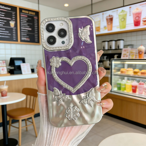 Coque arrière antichoc papillon pour <span class=keywords><strong>MOTO</strong></span> E15 G05 G35 G04 G24, étui de téléphone portable en silicone pailleté plaqué - Product Image 3