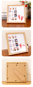 Nouveau bébé garçon fille cadeau sans encre main et empreintes Kit <span class=keywords><strong>Impression</strong></span> imprime <span class=keywords><strong>cadre</strong></span> Photo pour Souvenir - Product Image 3