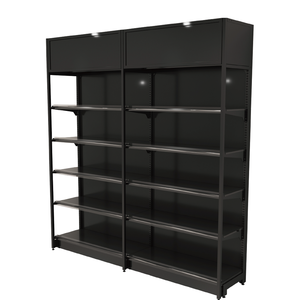 Scaffalature in Filo Metallico a Doppio Lato in Acciaio Laminato a Freddo Versatili per Tutti i Formati Commerciali, Ripiani Regolabili per Supermercati, Impermeabili - Product Image 2