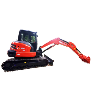 Mini-excavatrice sur chenilles Kubota KX165 d'occasion, état d'origine, 6 tonnes, moteur CE, pompe japonaise - Product Image 2