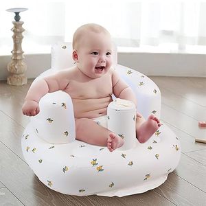 Siège gonflable pour bébé à partir de 3 mois, sièges de sol pour s'asseoir, chaise gonflable pour bébé avec pompe à air intégrée - Product Image 3