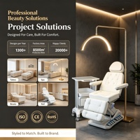 Lit de beauté chauffant professionnel pour soins du visage, spa, salon de massage