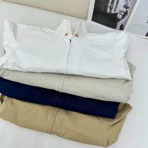 แจ็คเก็ตซิปสไตล์ลำลอง แบรนด์ <span class=keywords><strong>Ralph</strong></span> <span class=keywords><strong>Lauren</strong></span> สีน้ำตาลวินเทจ ปักโลโก้ คอตั้ง ดีไซน์ธุรกิจ แฟชั่นใหม่ - Product Image 3