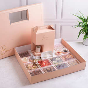 Boîte à compartiments personnalisée pour dessert arabe et pâtisserie, collation sucrée, délice, Sambusa, emballage avec <span class=keywords><strong>distributeur</strong></span> de café - Product Image 3