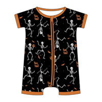 Nieuwe baby slaapzak met dubbele rits, baby romper van bamboevezels, ademend, babykleding, YKK dubbele rits