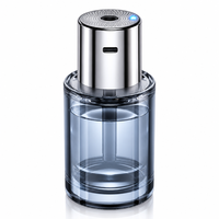 Diffuseur d'arômes mini FTQS, humidificateur portable, diffuseur USB pour voiture, tête en métal, réservoir, pulvérisation de brume LED, OEM, étiquette privée, cadeau