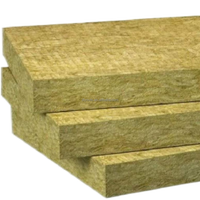 Panneau de laine de roche ignifuge et isolant thermique de haute qualité, épaisseur personnalisée, pour mur intérieur