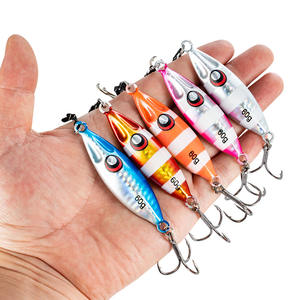 Big Jig Fishing Lure pesi 10g-60g Jigs <span class=keywords><strong>pesca</strong></span> <span class=keywords><strong>esche</strong></span> di acqua salata in metallo Bass Jig Isca artificiale pesce finto Glitter olografico - Product Image 6
