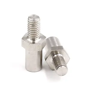 Hanjie Supply SS 304 Stainless Steel M6 M8 M10 Single And Double Threades End Bolt Stud