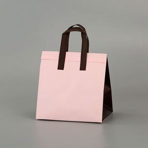 Custom Logo Disposable Insulated Food Thermal Takeout Bags Nonwoven Alu Foil Lined Cooler Bag for Bubble Tea Coffee Takeaway Bag - Product Image 5