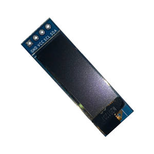 โมดูลแสดงผลกระดาษอิเล็กทรอนิกส์ขนาด0.91นิ้วความละเอียด128x32 4พิน PCBA I2C /iic แสดงผลแบบอนุกรมความละเอียด128x32หมุดพีซีบีเอ - Product Image 3