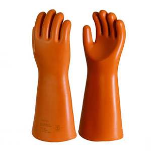 Gant extra long jaune noir en caoutchouc résistant aux produits chimiques pour le travail industriel Gant de sécurité en latex naturel résistant aux produits chimiques - Product Image 3