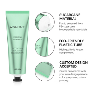 Tube de protection pour le visage, emballage de produits cosmétiques à presser, mat, forme hexagonale, 50ml - Product Image 6