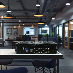 Eglobal Industriële Mini Computer Kern I3-8130U 2 Cores 2xddr4 Ssd 2Xlan 6Xcom 4xusb3. 0 4xusb2. 0 Fanless Mini Desktop Pc - Product Image 1