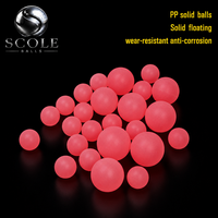 Boule en plastique PP rouge solide 3,175 mm 5 mm 6 mm 7 mm 8 mm 9 mm 10 mm 11 mm 12 mm 13 mm 14 mm pour indicateurs de niveau flottants