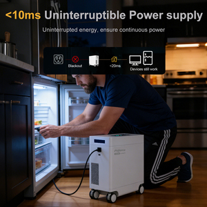 Centrale Elettrica Domestica 5kW con Inverter Solare + Gruppo Batterie LiFePO4 Impilabili 5kWh 100Ah, App WiFi, Ibrida Grid SC HY 5500-51.2 IP21 - Product Image 1