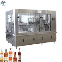 Machine de capsulage de remplissage de jus automatique 3 en 1 18-18-6 18 buse pour ligne d'emballage de bouteilles en verre