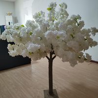 Große Künstliche Kirschblüten- und Pfirsichblüten-Wunschbäume für Innen- und Außendekoration, Künstliche Bäume für Landschaftsgestaltung