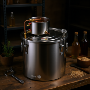 Alambique de Acero Inoxidable de 13.2 Galones, Kit de Destilación Casera para Elaboración de Alcohol, Agua y Vino, Estilo Industrial - Product Image 2