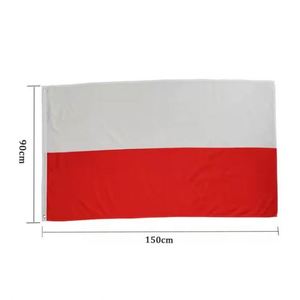 Drapeau de la Pologne 90x150cm en polyester 68D, personnalisable avec design sur mesure, drapeau du monde toutes pays, 3*5 pieds, vente chaude - Product Image 4