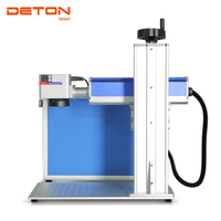 Marqueur laser à fibre portable DETON 110x110mm avec pointeur lumineux rouge, option axe rotatif, refroidissement par eau et CNC pour outils de bijouterie