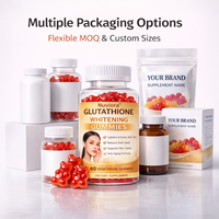 Gummies de glutathion à marque privée, supplément éclaircissant pour la peau, vitamine C, collagène, gummies de beauté, fabricant OEM ODM
