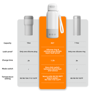Calentador de Leche Inteligente Multifuncional de Grado Alimenticio, Calentamiento Inalámbrico Rápido para Biberones - Product Image 5