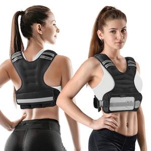 Chaleco con peso ajustable para mujer, chaleco táctico con 6 placas de arena de hierro para operaciones tácticas y de servicio. - Product Image 1