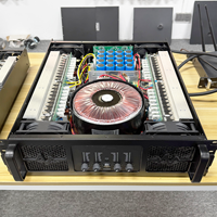 Amplificateur de puissance professionnel de classe H, 4 canaux, 1500W, amplificateur audio DJ, adapté aux soirées sur scène, aux salles de conférence.