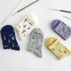 Chaussettes tube personnalisées à motif végétal style Harajuku japonais <span class=keywords><strong>pour</strong></span> adolescentes et enfants – Grande Vente - Product Image 3