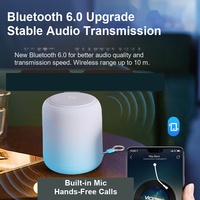 Haut-parleur Bluetooth Macaron, haut-parleur sans fil portable avec étanchéité IPX4, mini haut-parleur rechargeable pour voiture et extérieur