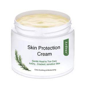 Crème et Lait Corporel Hydratant Apaisant Anti-rougeurs et Anti-démangeaisons pour Eczéma et Érythème Fessier Bébé, Blanchissant, SPF20, Marque Blanche - Product Image 2